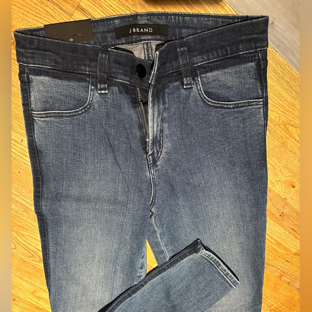 J Brand High Rise Straight Leg